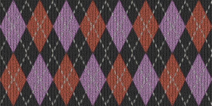 Argyle Intarsia design